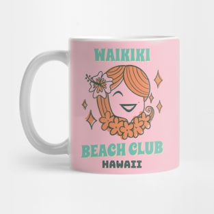 Waikiki Beach Hawaii Hawaiian Mug